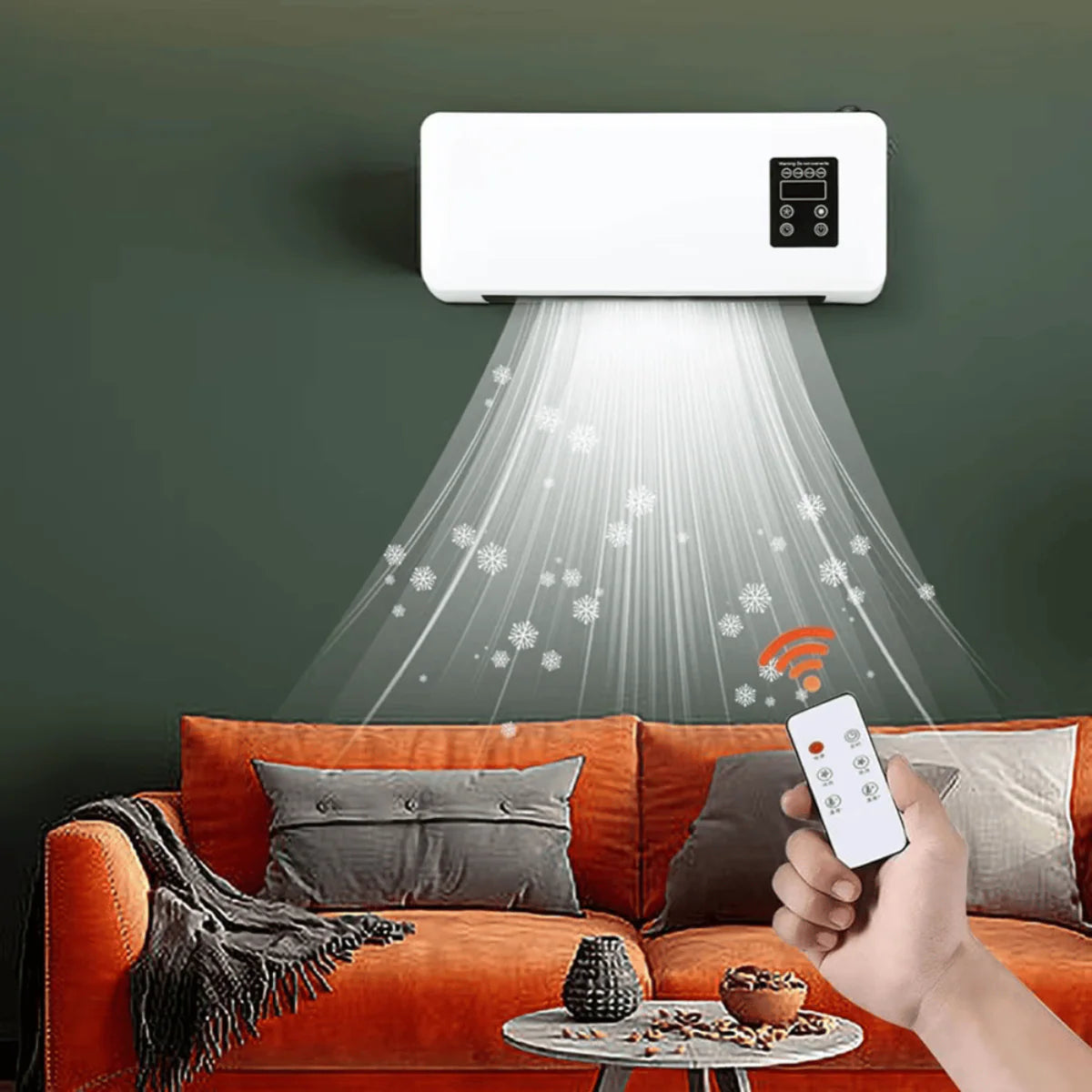 🔥❄️ AIRE ACONDICIONADO PORTÁTIL 2 EN 1 – ¡Enfría y Calienta al Instante!
