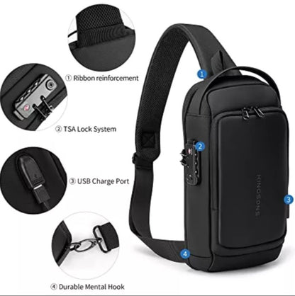 Bolso cruzado antirrobo negro - additional image 6