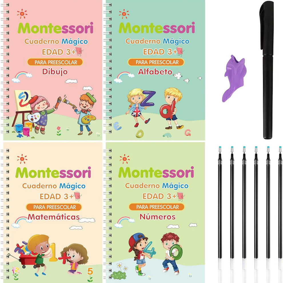 💡 MENOS PANTALLAS, MÁS SALUD 🧠 Escritorio de Aprendizaje con Proyector LED 🧸 + Pack 4 Cuadernos Mágicos GRATIS 🎁