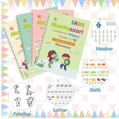 💡 MENOS PANTALLAS, MÁS SALUD 🧠 Escritorio de Aprendizaje con Proyector LED 🧸 + Pack 4 Cuadernos Mágicos GRATIS 🎁