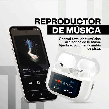 Air Pods PRO con Pantalla – Sonido Premium y Cancelación de Ruido