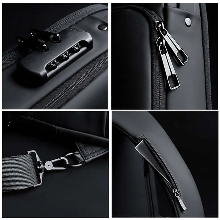 Bolso cruzado antirrobo negro - 70% SOLO HOY ¡APROVECHA AHORA!
